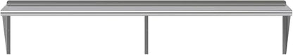 AmGood 72" Long X 18" Deep Stainless Steel Wall Shelf | NSF Certified | - Image 4