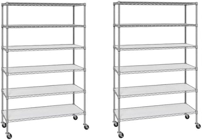 Organize in Style with The Members Mark 6-Tier NSF Heavy Duty Wire Shelving by Unknown