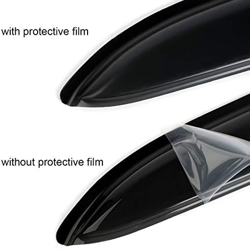 Side Window Wind Deflector, Out-Channel Tape-On Nice Rain Guards Set, Window - Image 5