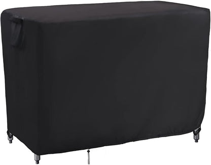 Kingling Outdoor Table Cover for Wicker Bar Cart, 48 Inch Waterproof Patio Bar by Kingling