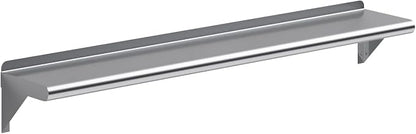 AmGood 48" Long X 8" Deep Stainless Steel Wall Shelf | NSF Certified | by AmGood