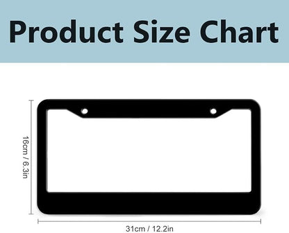 Personalized License Plate Frames Custom Your Text License Plate Holders 27 - Image 4
