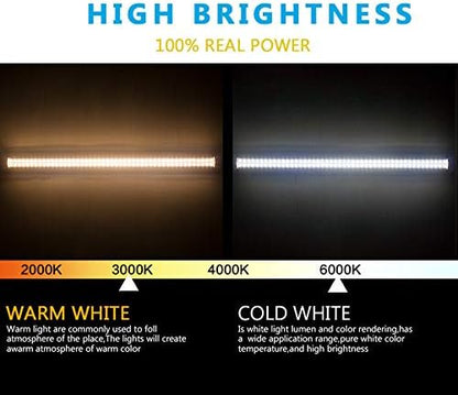 8Ft LED Shop Light Fixture, 120W Integrated LED Tube Light, 6000-6500K - Image 6