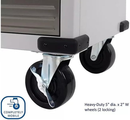Heavy Duty Rolling Storage Cabinet - Image 6