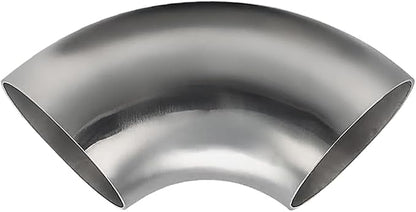 OD 1.5 Inch 90 Degree SS304 Stainless Steel Bend Tube Exhaust Elbow Pipe by Cotonlake