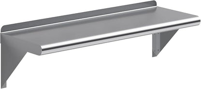 AmGood 30" Long X 10" Deep Stainless Steel Wall Shelf | NSF Certified | by AmGood