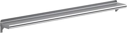 AmGood 60" Long X 6" Deep Stainless Steel Wall Shelf | NSF Certified | by AmGood