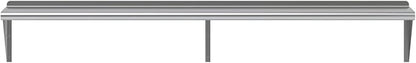 AmGood 72" Long X 12" Deep Stainless Steel Wall Shelf | NSF Certified | - Image 4