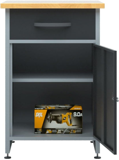 JZD Steel Workbench Garage Storage Cabinet Set - Image 4
