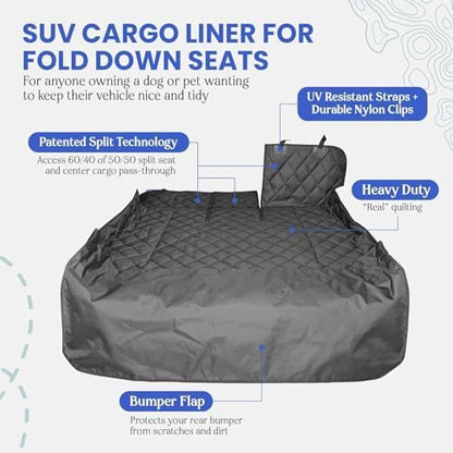 4Knines SUV Cargo Liner for Dogs, Trunk Mat for SUV, Durable Cargo Cover - Image 4