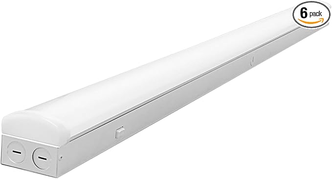 8FT LED Linear Strip Light, LED Shop Lights 60W/70W/80W Selectable, 4 Color by YPIILighting