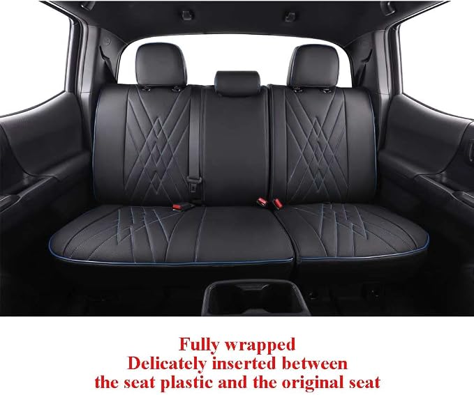 EKR Custom Fit Tacoma Rear Car Seat Covers - Image 2