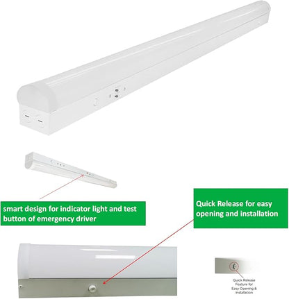 8FT LED Linear Strip Light Fixture, 8 Foot LED Shop Lights 64/75/90W - Image 3