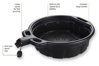 Groz 41960 4.25 Gallon Oil Drain Pan - - Image 2