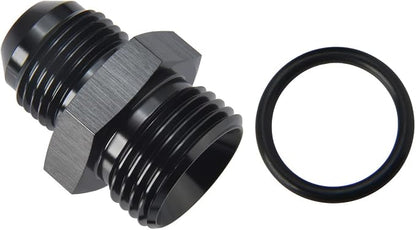8AN Male Flare to 10AN ORB O-ring Boss Fuel Pump Rail Adapter Fitting Aluminum - Image 4