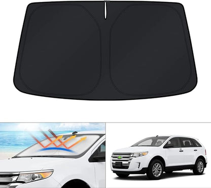KUST Windshield Sun Shade for Ford Edge 2007-2014 Sunshade Window Sun Visor by KUST