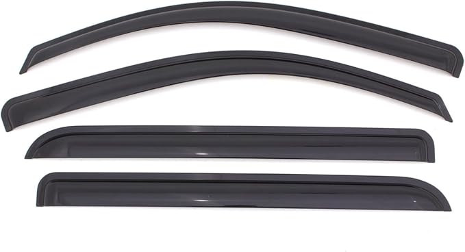 KPY Window Visor Rain Guard for 2008-2014 Mercedes-Benz C-Class Sedan, Tape-On by KPYBizConnect