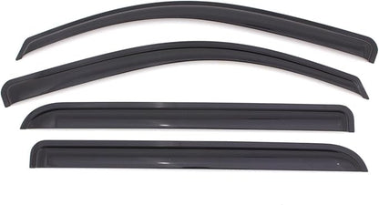 KPY Window Visor Rain Guard for 2008-2014 Mercedes-Benz C-Class Sedan, Tape-On by KPYBizConnect
