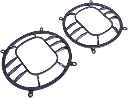 2 PCS Aluminum Alloy Car Headlight Cover Compatible - Image 8