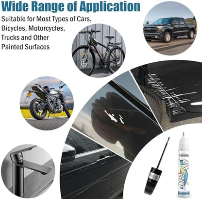 Radiant Black Touch Up Paint for Cars, Car Paint Scratch Repair Pen, Color - Image 6