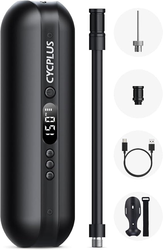 CYCPLUS Electric Air Compressor Portable Bicycle Pump Car Tire Inflator by CYCPLUS