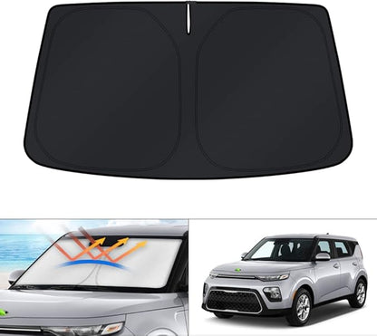 KUST Windshield Sun Shade for Kia Soul 2020 2021 2022 2023 2024 2025 2026 by KUST