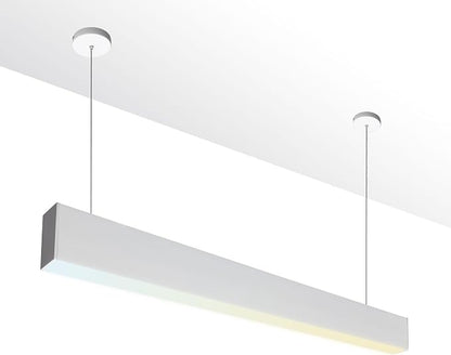 4FT LED Linear Light, 40W Down 15W Up Light, 3000/3500/4000/5000K CCT Selectable by ULL