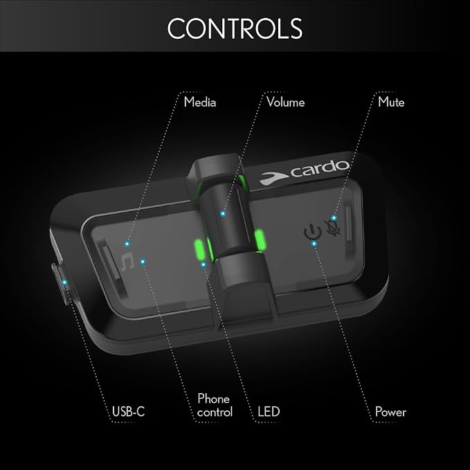 Cardo Packtalk Outdoor Helmet Communication System - Image 6