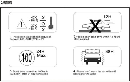 Smoke Front Window Visor Compatible - Image 6
