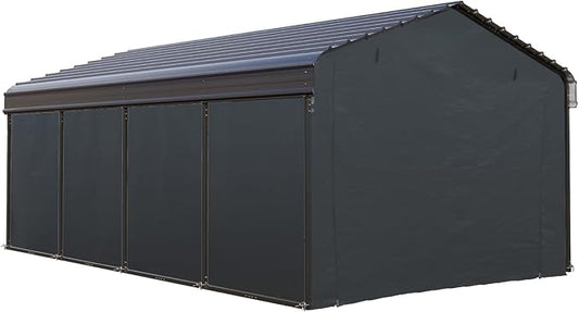 PHI VILLA 12 x 20 ft Carport Metal Carports by PHIVILLAThepioneerofcomfortablehouseholdsupplies