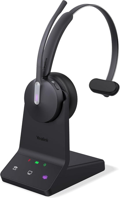 Yealink WH64 Mono Teams Wireless Headset, DECT & Bluetooth Dual-Mode 606 ft by RedefineYourWorkplace
