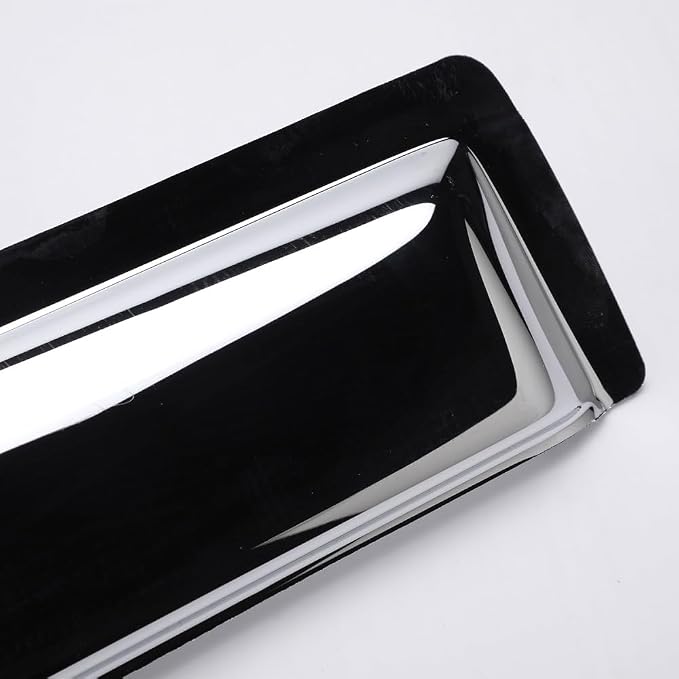 94251Y Chrome Side Window Visor Wind Vent Deflector, 2008-2020 Dodge Grand - Image 4