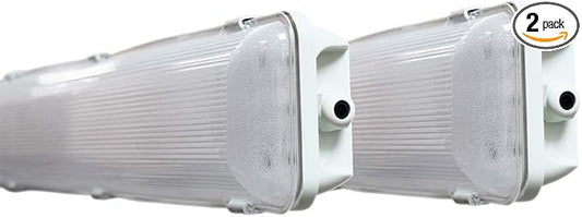 4 FT 6500K 72W LED Vapor Tight Lights | Commercial Indoor/Outdoor Hardwired by Orilis