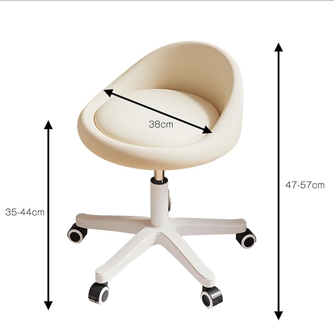 Rolling Stool Set of 3 Rolling Hydraulic Salon Stool - Image 2