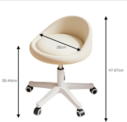 Rolling Stool Set of 6 Rolling Hydraulic Salon Stool - Image 2