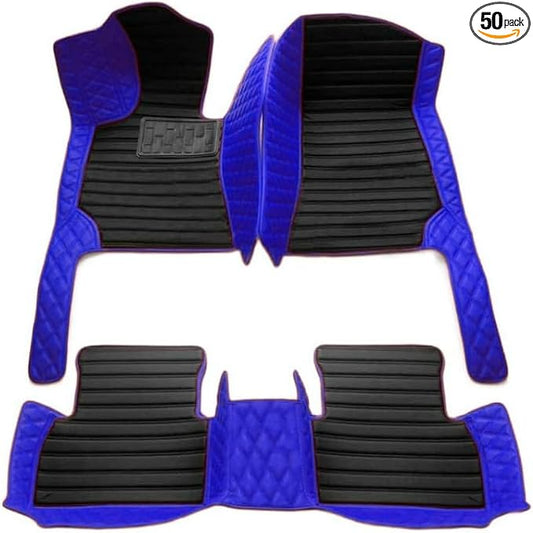 TAHALICustom Colors Car Floor Mats Black Pink by Unknown