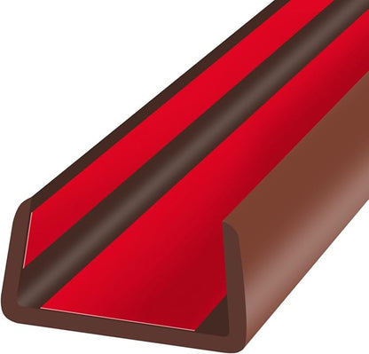 Rubber Edge Trim, Flexible Self-Adhesive U Shaped Peel and Stick Edge Banding by YANRUIPRO