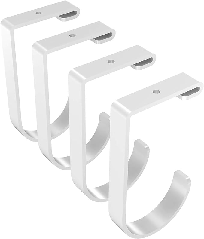 FLEXIMOUNTS 4 Pack Add On Storage Flat Hook Accessory by FLEXIMOUNTS