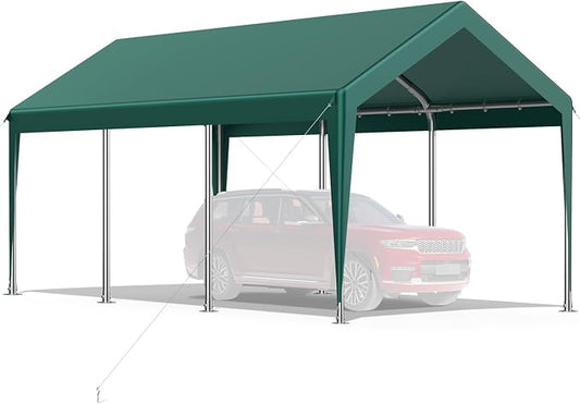 12x20FT Heavy Duty Carport Potable Car Canopy Garage Party Tent Boat Shelter by Raxmolo