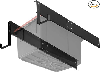 Overhead Garage Storage Rack System – Heavy-Duty Adjustable Ceiling Rails by Sidasu