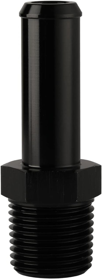 1/2 NPT Male to 5/8" Hose Barb Fitting Adapter Nipple Straight Aluminum Black - Image 3