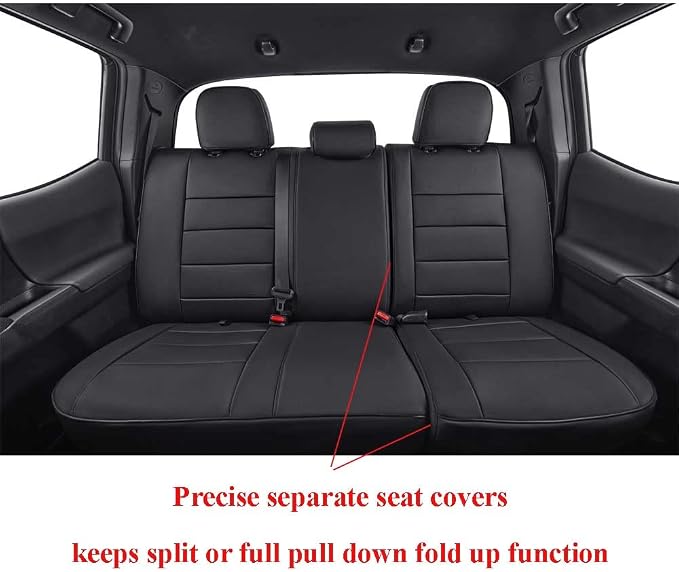 EKR Custom Fit Tacoma Rear Car Seat Covers - Image 2