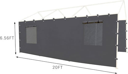 Sidewall Panel with Mesh Windows and Elastic Ball Bungees, - Image 5