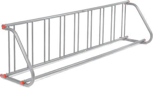 Global Industrial 111" L Single-Sided Grid Bike Rack, 9-Bike Capacity, Powder by GlobalIndustrial
