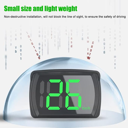Shkalacar Car HUD Headup Display KM/H MPH GPS Digital Speedometer - Image 6