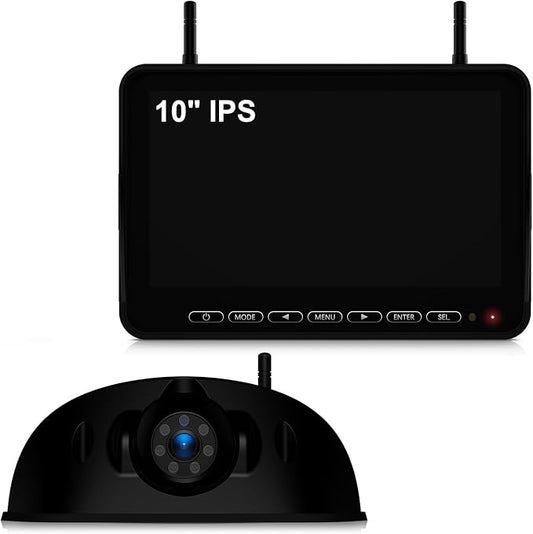 Fookoo 1080P 10" Wireless RV Backup Camera System by FOOKOO