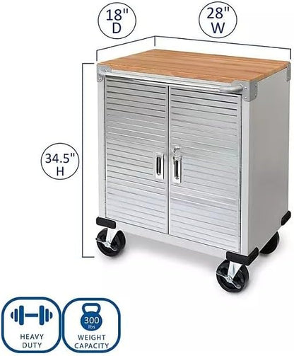 Heavy Duty Rolling Storage Cabinet - Image 3