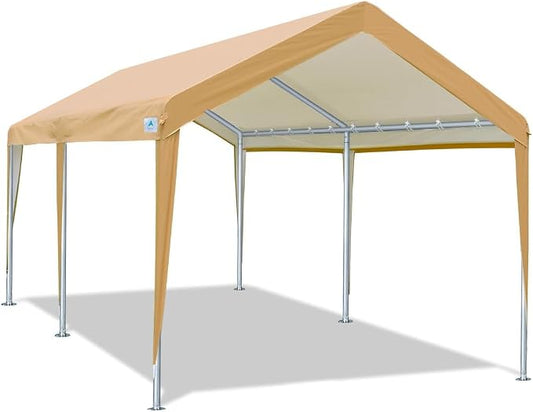 ADVANCE OUTDOOR Adjustable 10x20 ft Heavy Duty Carport Car Canopy Garage Boat by ADVANCEOUTDOOR