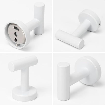 NearMoon Bath Towel Hooks- SUS 304 Stainless Steel Robe Hook Holder, Heavy Duty - Image 6