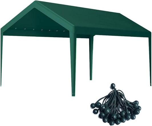 Rutile 12 x 20 FT Carport Replacement Cover, Heavy Duty Car Tarp Canopy Tent by Rutile